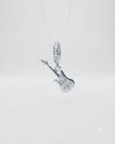 Kadın Gümüş Bileklik Uyumlu Gitar Model Charm