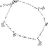 Kadın Kelebekler Model Çelik Halhal