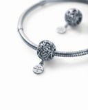 Bayan Gümüş  Bileklik Uyumlu Charm