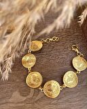 Kadın Gümüş 6 Tuğralı Bileklik