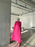 Larin Yelekli Elbise Pembe