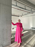 Larin Yelekli Elbise Pembe
