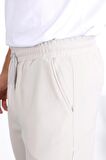 Premium Dokulu Duble Paça  Fit Pantolon - Taş