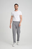 Premium Oxford Örme Duble Paça Erkek Pantolon- Gri