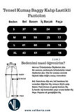 Soft Touch Kumaş Baggy Kalıp Lastikli Erkek Pantolon - Ekru