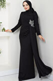 Gözde Tesettür Abiye Siyah