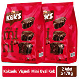 Bifa Keks Mini Oval Kek Kakaolu Vişneli 170 gr x 2 Adet