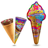 Comicus Sürpriz Oyuncaklı Fındık Dolgulu Drajeli Kornet 25gr x 12 adet