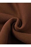 Erkek Basic Bisiklet Yaka Baskısız Düz Oversize Salaş Bol Kesim Polar Sweatshirt
