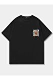 Unisex Today's Struggle Baskılı Oversize T-shirt