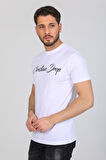 Don't Worry Yazılı Beyaz T-shirt