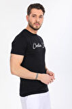 Don't Worry Yazılı Siyah T-shirt