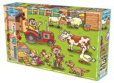 Laço Kids Çiftlik 3+ Yaş Büyük Boy Puzzle 50 Parça