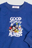 Mickey Mause Baskılı Oversize  Alt Üst Bebek Çocuk Eşorfman Takımı