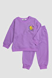 Tweety Lones Tunes Baskılı Oversize  Alt Üst Bebek Çocuk Eşorfman Takımı