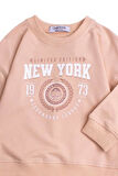 New York Baskılı Oversize  Alt Üst Bebek Çocuk Eşorfman Takımı