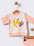 %100 Pamuklu  Yenidogan Unisex  Kiz Erkek Pamuk Desenli  2'li Bebek Pijama Takımı