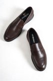 Mubiano Hakiki Deri 22103D-K Kahve İnce Taban Erkek Loafer
