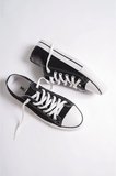 Mubiano MBCVS200S Düz Taban Bağcıklı Erkek Siyah Bez Spor Ayakkabı & Sneaker