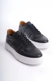 Mubiano Hakiki Deri Erkek Spor Ayakkabı & Sneaker Siyah -MBKRY650-S
