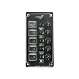 Remkay 5'li Switch Panel İzoleli Sigorta Paneli