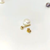 3mm TEKLİ Top Küpe 14 Ayar Altın HD VİDEOLU