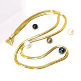 3.5mm 45cm Balık Sırtı Zincir Kolye 14 Ayar Altın HD VİDEOLU