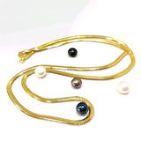 3.5mm 45cm Balık Sırtı Zincir Kolye 14 Ayar Altın HD VİDEOLU