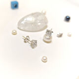 6mm Vidalı Tek Taş Küpe 14 Ayar Altın HD VİDEOLU