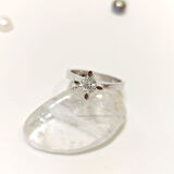 0.45ct G Color Badem Tırnaklı Tek Taş Pırlanta Yüzük 14 Ayar Altın HD VİDEOLU