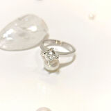 0.45ct G Color Badem Tırnaklı Tek Taş Pırlanta Yüzük 14 Ayar Altın HD VİDEOLU