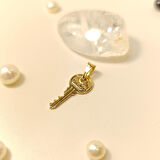 Mini Anahtar Kolye 14 Ayar  Altın HD VİDEOLU