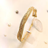 Dorika Toplu Kelepçe Bilezik 14 Ayar Altın HD VİDEOLU