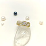 12 Ölçü Tam tur Taşlı Yüzük 14 Ayar Altın HD VİDEOLU