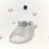 Tek Taş Yüzük 14 Ayar Altın HD VİDEOLU