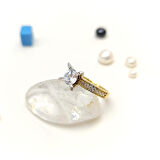 Tek Taş Yüzük 14 Ayar Altın HD VİDEOLU