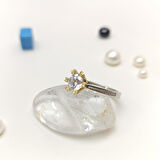 Tek Taş Yüzük 14 Ayar Altın HD VİDEOLU