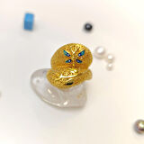 Yusufçuk Mineli Yüzük 22 Ayar Altın HD VİDEOLU