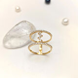 Taşlı Yüzük 14 Ayar Altın HD VİDEOLU