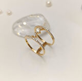 Taşlı Yüzük 14 Ayar Altın HD VİDEOLU