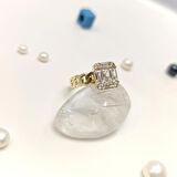 Baget Taşlı Yüzük 14 Ayar Altın HD VİDEOLU