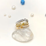 Taşlı Yüzük 14 Ayar Altın HD VİDEOLU