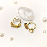 Pullu Halka Küpe 14 Ayar Altın HD VİDEOLU