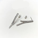 Su Yolu Sallanan Küpe 14 Ayar Altın HD VİDEOLU