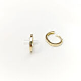 11.5mm Klasik Halka Küpe 14 Ayar Altın HD VİDEOLU