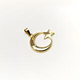 Ay Yıldız Kolye 14 Ayar Altın HD VİDEOLU