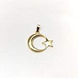 Ay Yıldız Kolye 14 Ayar Altın HD VİDEOLU