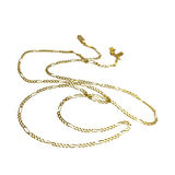 65cm 2.1mm Figaro Zincir 14 Ayar Altın HD VİDEOLU