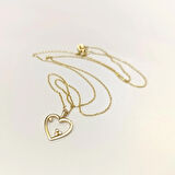 Kalpli Kolye 14 Ayar Altın HD VİDEOLU