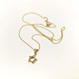 Tombik Yıldızı Kolye 14 Ayar Altın HD VİDEOLU